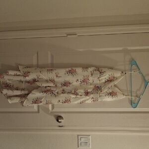 White And Pink Flowet Dress